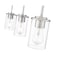 Z-Lite Thayer Pendant, 3-Light, 4.75 In.W x 34 In.L x 7.5 In.H, Brushed Nickel/Clear 742MP-3BN - alternate 5
